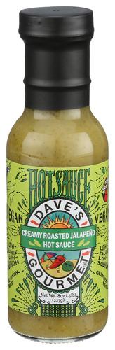 Daves Gourmet Sauce Hot Jlpno Creamy Rst - 8 Oz (6 Units)