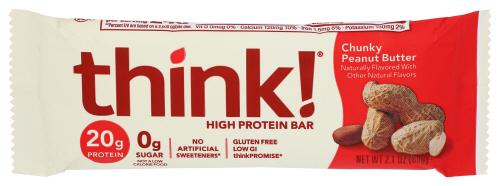 Think! Bar Prtn Chunky Peanut Butter - 2.1 Oz (10 Units)