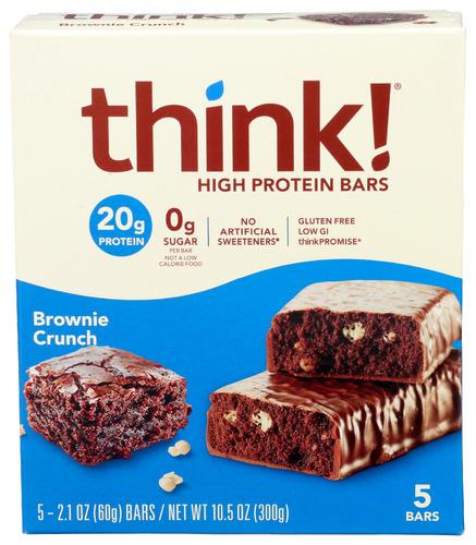 Think! Bar Brwnie Crunch 5Pc - 10.5 Oz (6 Units)