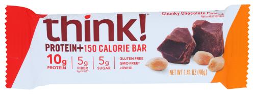 Think! Bar Prtn Chnky Chocolate Peanut - 1.41 Oz (10 Units)