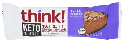 Think! Bar Keto Choco Mousse Pie - 1.2 Oz (10 Units)