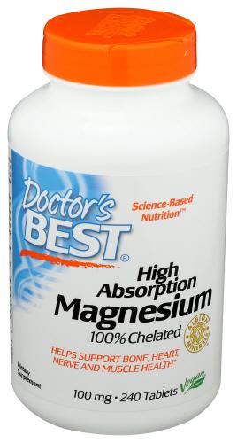 Doctors Best Hi Abs Chelated Magnesium - 240 Tb (1 Units)