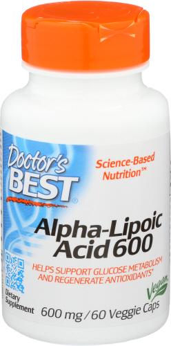 Doctors Best Vitamin Alpha Lipoic Acid - 60 Vc (1 Units)