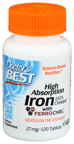 Doctors Best High Absorb Iron - 120 Tb (1 Units)