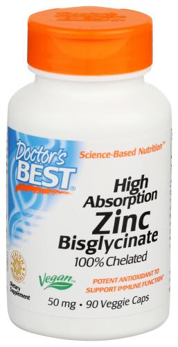 Doctors Best Zinc Bisglycinate 50Mg - 90 Vc (1 Units)