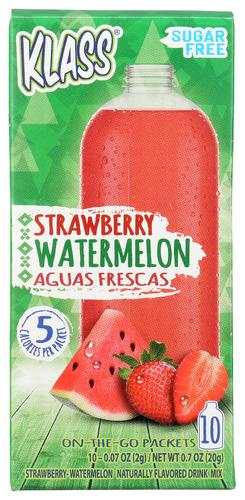 Klass Bev Stk Wtrm Stwbry 10Ct - 0.7 Oz (12 Units)