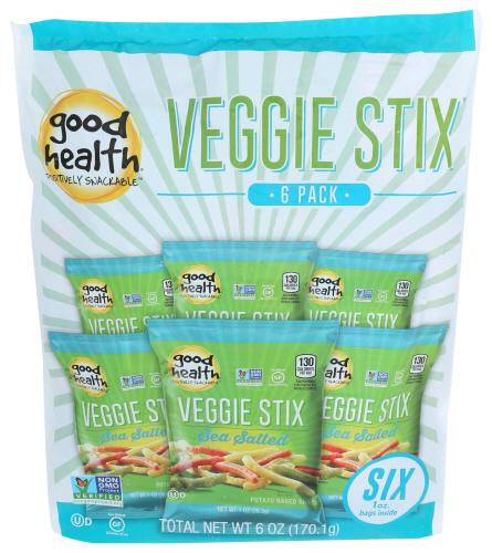 Good Health Veggie Sticks Sngl Srv 6Pk - 6 Oz (8 Units)