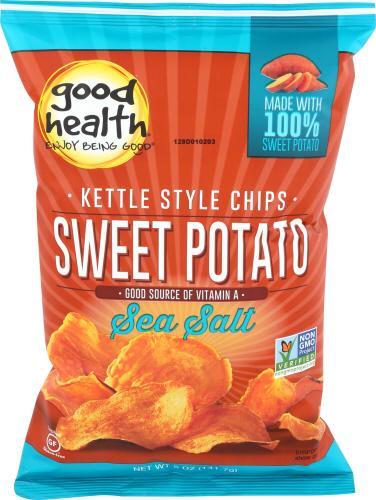 Good Health Chip Sweet Potato Seaslt - 5 Oz (12 Units)