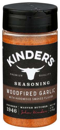 Kinders Rub Woodfired Garlic - 6 Oz (6 Units)