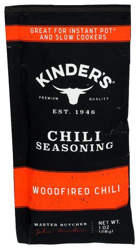 Kinders Seasoning Woodfired Chili - 1 Oz (15 Units)