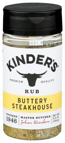 Kinders Rub Buttery Steak House - 5.5 Oz (6 Units)
