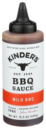 Kinders Sauce Bbq Mild Sqz - 15.5 Fo (6 Units)