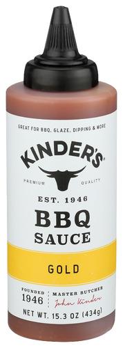 Kinders Sauce Bbq Gold Sqz - 15.3 Oz (6 Units)