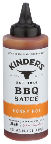 Kinders Sauce Bbq Honey Hot Sqz - 15.5 Fo (6 Units)