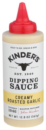 Kinders Sauce Dip Creamy Roasted Garlc - 12.8 Oz (6 Units)