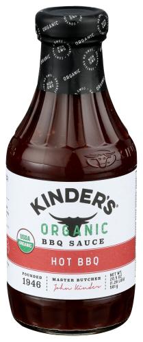 Kinders Sauce Bbq Hot Organic - 20.5 Oz (6 Units)