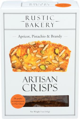 Rustic Bakery Crisps Apricot Pistachio - 5 Oz (12 Units)