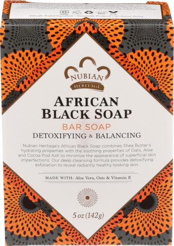 Nubian Heritage Soap Bar African Black - 5 Oz (3 Units)