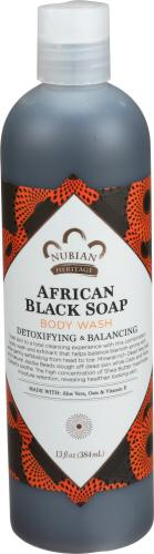 Nubian Heritage Body Wash African Black - 13 Fo (3 Units)