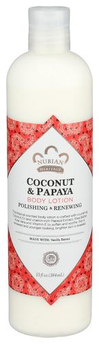Nubian Heritage Lotion Body Coconut&Papaya - 13 Fo (3 Units)