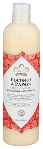 Nubian Heritage Body Wash Coconut Papaya - 13 Fo (3 Units)