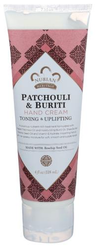 Nubian Heritage Hand Cream Patchouli - 4 Oz (3 Units)