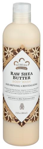Nubian Heritage Body Wash Raw Shea Butter - 13 Fo (3 Units)