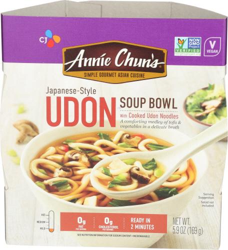 Annie Chuns Soup Bowl Udon - 5.9 Oz (6 Units)