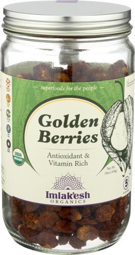 Imlakesh Organics Berry Golden Organic Raw - 16 Oz (6 Units)