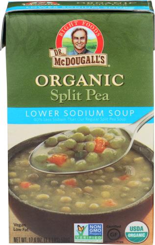 Dr Mcdougalls Soup Low Sodium Splt Pea - 17.6 Oz (6 Units)