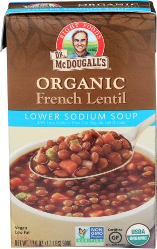 Dr Mcdougalls Soup Lwr Sodium French Lnt - 17.6 Oz (6 Units)