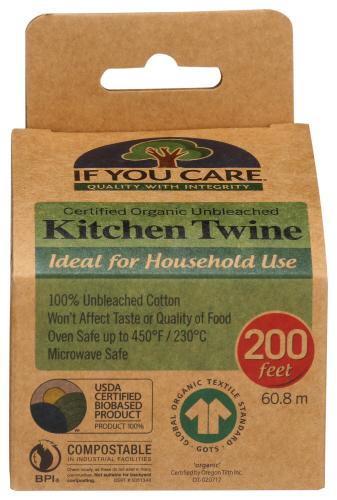 If You Care Twine Cooking Ntrl 200Ft - 1 Ea (24 Units)