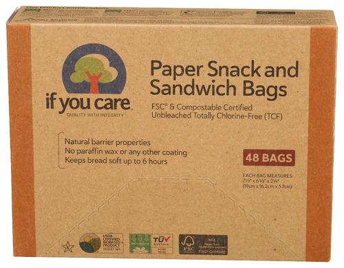 If You Care Sandwich Bag - 48 Pc (12 Units)