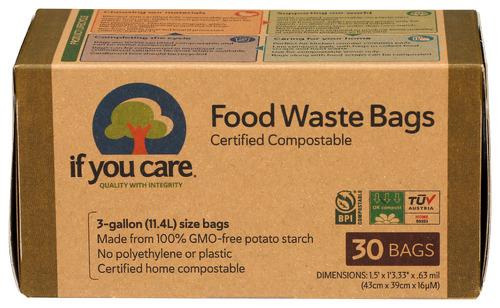 If You Care Bag Food Wste 3Gal Compostable - 30 Bg (1 Units)