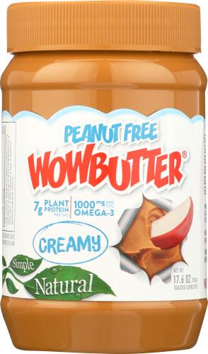 Wowbutter Peanut Free 100% Creamy - 17.6 Oz (6 Units)
