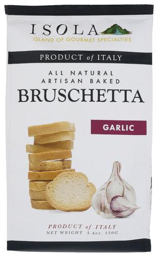 Isola Signature Bruschetta Garlic - 5.4 Oz (10 Units)