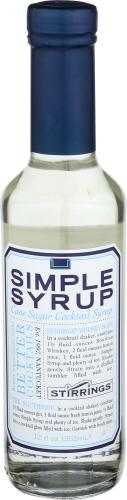 Stirrings Mixer Simple Syrup - 12 Oz (6 Units)
