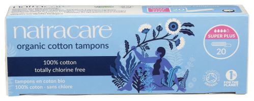 Natracare Tampon Sup Pls Non App - 20 Pc (3 Units)