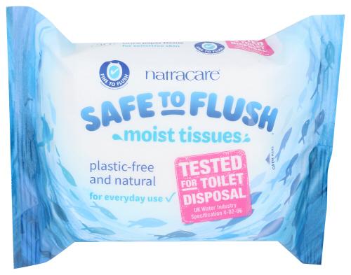 Natracare Tissue Moist Safe To Flus - 30 Ea (4 Units)