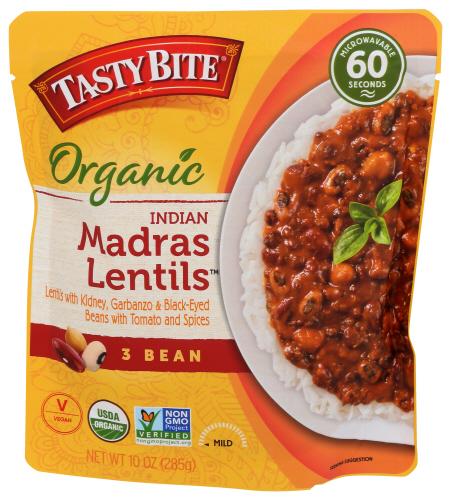 Tasty Bite Madras Lentils 3Bn Entree - 10 Oz (6 Units)