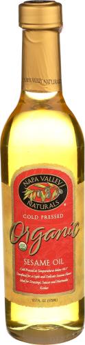 Napa Valley Naturals Oil Sesame Cold Pressed - 12.7 Fo (12 Units)