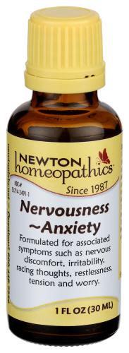 Newton Homeopathics Nervousness Anxiety - 1 Oz (1 Units)