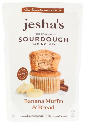 Jeshas Mix Mffn Brd Sourdough - 8.2 Oz (6 Units)