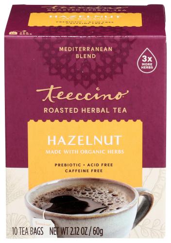 Teeccino Tea Hazelnut Snglsrv - 10 Ct (6 Units)