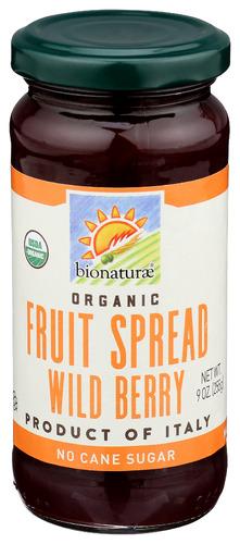 Bionaturae Fruit Spread Wild Berry Organic - 9 Oz (12 Units)