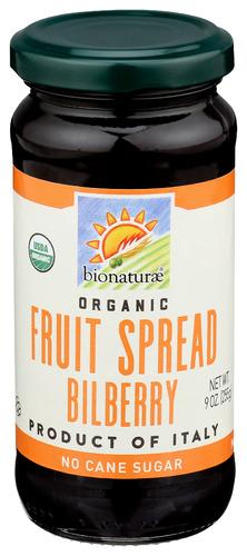 Bionaturae Fruit Spread Bilberry Organic - 9 Oz (12 Units)