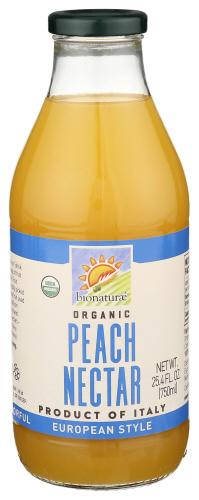 Bionaturae Nectar Peach Organic - 25.4 Fo (6 Units)
