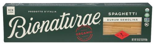 Bionaturae Pasta Spaghetti Organic - 16 Oz (12 Units)