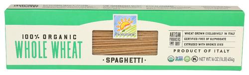 Bionaturae Pasta Ww Spaghetti Organic - 16 Oz (12 Units)