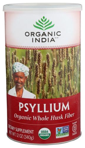 Organic India Psyllium Husk Organic - 12 Oz (1 Units)